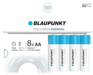 Blaupunkt Zinc Carbon Essential Batterie AA 8 pezzi