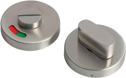 Indikator-Türschloss, Türschloss for Badezimmer, Edelstahl-Riegel, Büro, Ankleidezimmer, Indikator, Türschloss, öffentliche Toilette, WC-Hardware, Riegelriegel (Farbe: AB) (Color : Ss)