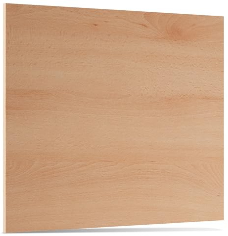Prima Renovierungs-Systeme Pannello frontale per lavastoviglie [60cm e 45cm] in 10 colori - Per lavastoviglie completamente integrate e parzialmente integrate (faggio, 715 x 444 mm)