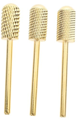 Beatifufu 15piezas Brocas Para Taladro De Uñas Accesorios De Manicura Para Herramientas De Belleza Para Salones y Uso Personal Materiales De Tungsteno Para Pulido y Eliminación De