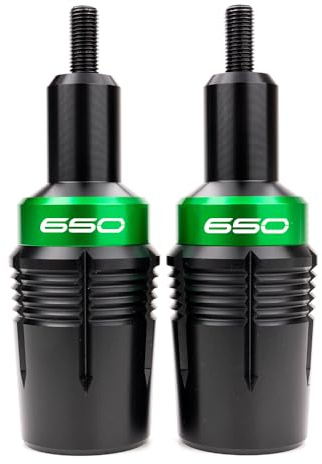 Für Z 650 Z650 RS Ninja650 Ninja 650 KRT Motorrad Zubehör Rahmen Schieber | Z650RS Ninja 650L EX650 2017-2025 2026 Motorradrahmen-Schieberegler Crash Protector Motorschutz Absturzsicherung