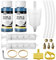 HQCM Kit di sfiato per Magura, Liquido per Freni a Disco Idraulici, Kit di sbiancamento Incluso Freni, 120 ml, Olio Minerale