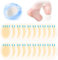 AUXHCYL Blister Plasters for Feet - 20PCS Hydrocolloid Plaster Bandages Gel Blister Cushion Pads Sterile Adhesive Wound Dressing Waterproof Invisible Plasters for Heel Foot Toe Toes and Guard Skin