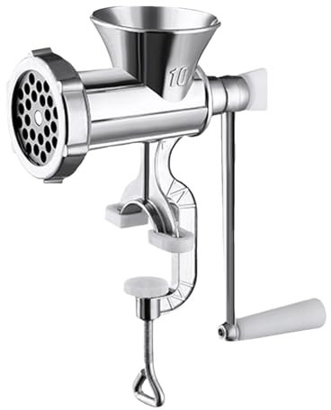 Picadora de carne manual, picadora de carne, embutidora de salchichas | Picadora de carne de alta resistencia Embutidora de salchichas manual de aleación de aluminio | Máquina rectificadora