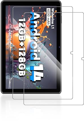 2 Pack Screen protector for VASOUN TAB10 Tablet 10 inch, yystao Tempered Glass Film compatible with VASOUN TAB10, 9H Hardness，Anti-Scratch, Touch-Sensitive, HD Clear