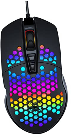 Tofficu 1pezzi Mouse Gioco Mouse Per Computer Controller Per Laptop Accessorio Per Computer Gioco Cablato Per Desktop Luminescente