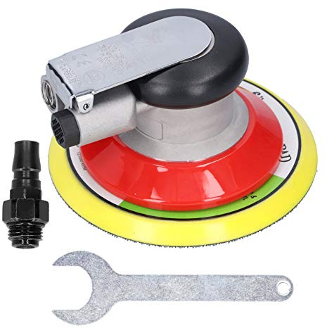 Segrehy Ponceuse d'air Pneumatic Polissing Machine High Durness Steel CNC Usinage Smooth Rotation Industrial Tools for Metal Wood Polissing Alloy Steel 150mm 12000rpm (Style Japonais)