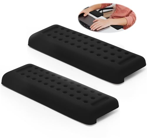 Tutamaz L-förmiger Schreibtisch EdgeRest Set (2-teilig) – Ergonomische Handgelenk-, Unterarm- und Ellenbogenstütze für Komfort und Entlastung – Rutschfester Schutz für Tisch- und Schreibtischkanten