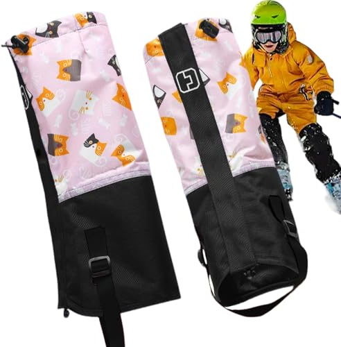 Bendamasker för snö | Utomhus bendamasker barn snö stövel skydd | justerbara skydd för tonåringar pojkar ungdomsflickor, utomhus camping klättring vinter promenader vandring vandring