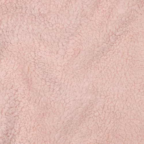 MAGAM-Stoffe Bruno Baumwoll Teddy super weicher Teddyfell Meterware ab 50cm (Rosa)