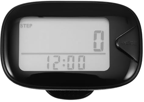 ORFOFE Contapassi Portatile Multifunzionale con Clip e Display Digitale Contacalorie Preciso Pedometro Fitness per Camminata e Corsa Adatto Uomo e Donna Resistente