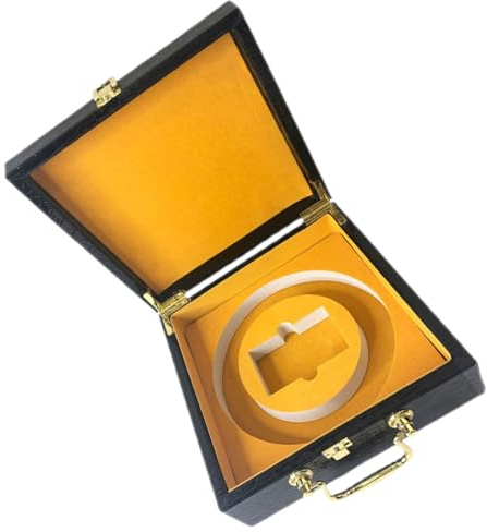Hoement Custodia per Sigari Portatile in Legno Coperchio a Ribalta, Scatola Decorativa Protettiva 20,5x20,5x7,5 Cm Interno in Eva, Portasigari da Viaggio per Esterni e Stoccaggio Sicuro