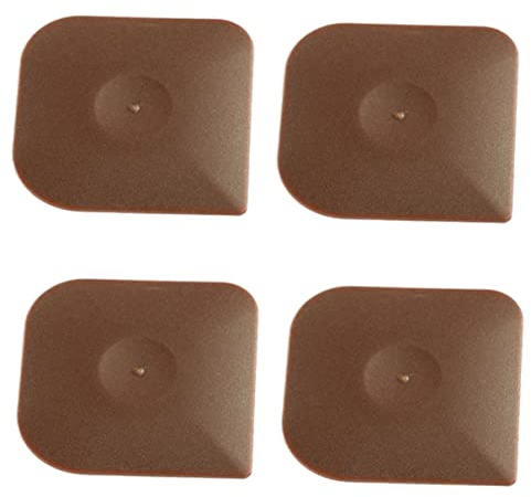 Peosaard Grattoirs à casseroles en Nylon à Main, Outils de Nettoyage pour Pot Anti-Rayures pour la Cuisine 4 pièces, Ensemble de grattoirs Vaisselle