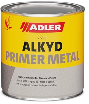 ADLER Metallgrund 750ml - Grundierung & Korrosionsschutz für Eisen und Stahl, für innen und außen
