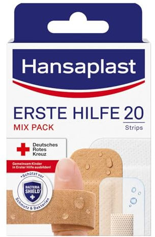 HANSAPLAST Erste Hilfe Pflaster Mix 20 St