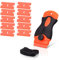 Ehdis Plastic Scraper with 10 Plastic Razor Blade, Adhesive Remover, Sticky Remover for Removing Lable, Glue, Decal in The Glass, Window, Floor, Orange