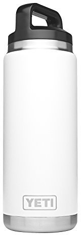 YETI Rambler 26 oz Bottle, Vacuum Insulated, Stainless Steel with TripleHaul Cap, White