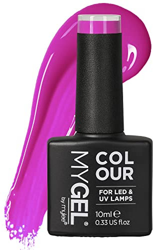 Mylee Gel-Nagellack 10ml [Keep Your Fuchsia On] - UV/LED, Maniküre, Pediküre, Lang anhaltend, für professionellen Gebrauch im Salon und zu Hause [Purple Range] - Vegan und frei von Tierversuchen