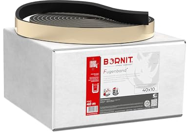 BORNIT Fugenband aus Polymerbitumen, 40m/Karton (40x10 mm) | für dauerhafte Asphaltfugen und Straßensanierung, zur langlebigen Abdichtung im Straßenbau