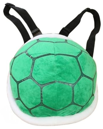 AOLIAY Grüner Schildkröten-Rucksack, Niedliche Plüschtiere, Lustige Plüsch-Schildkrötenpanzer 30cm