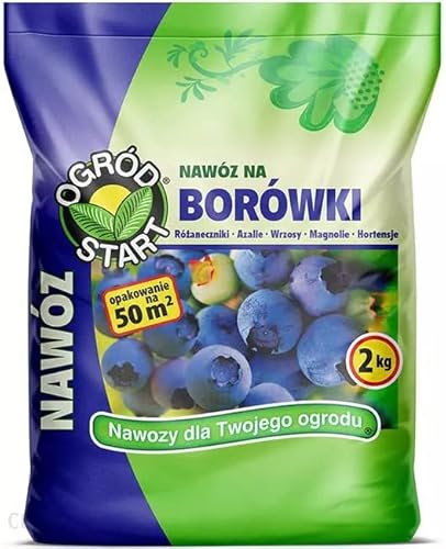 Ogród Start Heidelbeeren-Dünger NPK Granulat 2kg für Heidelbeeren und andere säureliebende Pflanzen