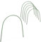 Relaxdays Archi per Tunnel da Coltivazione, Set da 6, Costruzione Individuale, Acciaio Plastificato, HL: 60x62 cm, Verde, 60 x 62 x 1 cm