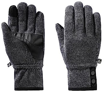 Jack Wolfskin WINTER WOOL GLOVE dark grey S