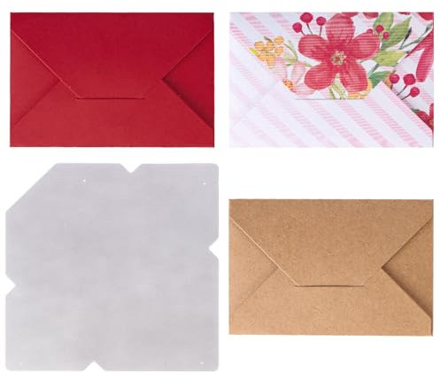 Matrice de Découpe Enveloppe Scrapbooking Cutting Dies Bricolage Outil Gaufrage Décoration Pochoir Découpage pour Fête Cadeau Noël Anniversaire