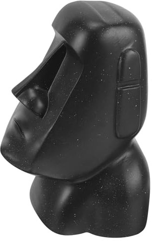 IMIKEYA Lustiger Taschentuchhalter Mit Moai-Statue Kompakte Serviettenaufbewahrung Für Die Küche