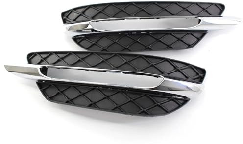 QOZO Passend for Benz C-Klasse W204 2012–2014, Autoschutz, Nebelscheinwerfer-Abdeckung, Grill, Reparaturteile, Auto-Ersatzteile 2048803224 2048803324