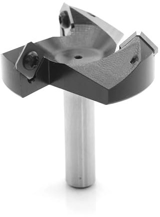 fresadora de superficie de spoilboard 1 pieza de fresadora CNC for ranurado de superficies, niveladora de losas y fresadora de extremo for madera(12.7mm shankx63.5)