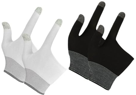 KICHOUSE 2paare Gaming-handschuhe Mit Touchscreen-funktion Atmungsaktive Fingerhandschuhe Für Handyspiele Bequem Und Praktisch Für Gamer