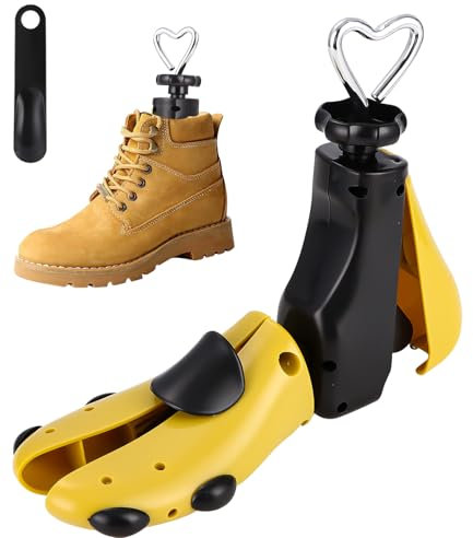 Fiabgum Tendiscarpe Regolabile per Uomo e Donna, Espansore in Plastica per Allarga Scarpe Con Calzascarpe