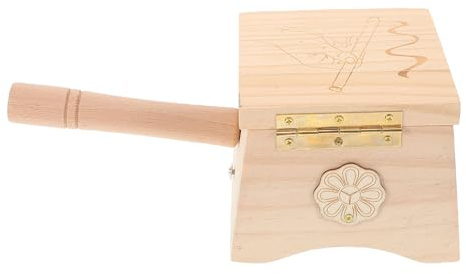 WRITWAA Intelligente Moxibustionsbox Aus Holz Tragbare Moxastab Traditionsbox Mit Glatter Hautfreundlicher Oberfläche Stabiler Flachboden Für Heim Und Reiseanwendung