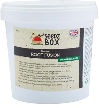 Plant Root Growth Enhancer 1kg – Mycorrhizal Fungi – Boosts Root System – Enriches Soil Health Resilience & Yield – Ideal For Roots of Trees, Flowers, Fruit, Vegetables & Grass Lawns - Seedzbox