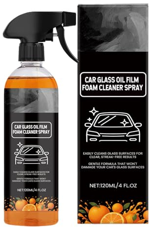 Detergente per pellicola | rimozione di pellicola grassa per parabrezza auto, 120 ml liquido spray pulizia per la protezione del veicolo