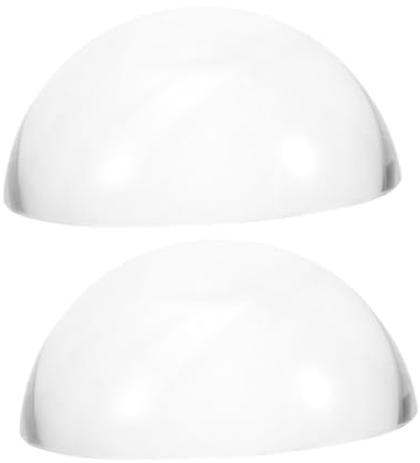 Veemoon 2pcs Calligraphy Glass Dome Paperweight Stable Pressing Tool for Office Desk Decor Tailor Paper Weight for Fabric Quilting and Calligraphy Practice