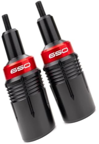 Sturzpads for Kawasaki Z650 RS, Ninja 650, Ninja 650 KRT, EX650 (2017–2025)(Red)
