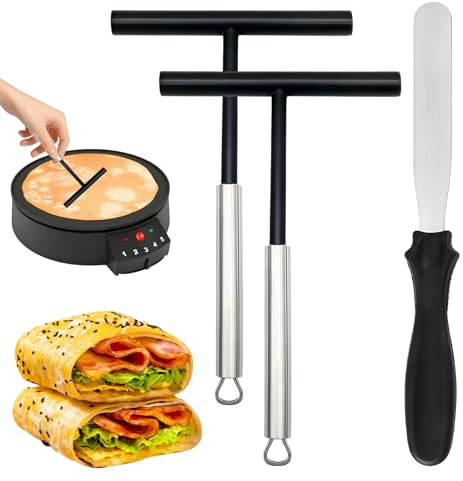 3 stycken T-formade degfördelare, rostfritt stål degfördelare