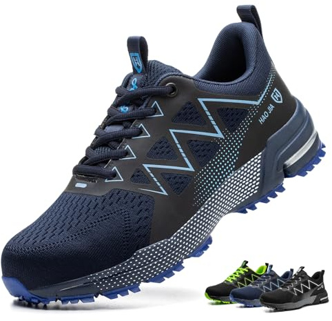 ZSDZSZ Chaussures de Sécurité Hommes Femmes Légère Respirante Basket Securite Confortable Antidérapante Chaussures de Travail Embout en Acier 37-47EU