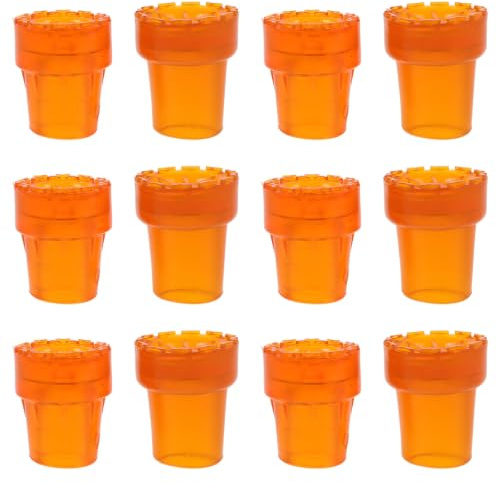 Veemoon 12 puntas de goma para bastón - Resistentes al desgaste y de alta r | Puntas antideslizantes para bastones con arandelas reforzadas de metal - Soporte para muletas para personas mayores, color na