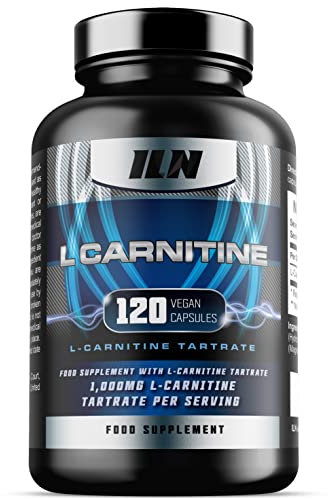 L Carnitine Capsules – 1000mg L-Carnitine Tartrate per Serving for Men and Women – Vegan Friendly – 120 Capsules (2 Month Supply)