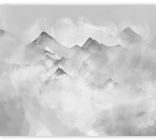 murando Fotomurales Autoadhesivo Paisaje 245x175 cm Papel Pintado Decoración de Pared Murales Pegatina decorativos adhesivos 3d Fotográfico Niebla Cielo Montanas como pintado c-A-10012-a-c