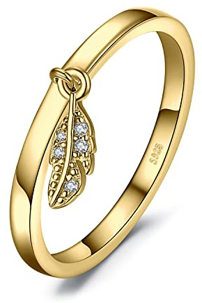 JewelryPalace Verlobungsring Eheringe Ring Silber 925 Damen, Zirkonia Silberringe Trauring Damenring Vorsteckring Hochzeitsringe Memoirering Ewigkeitsring Band Ringe Set, Damen Schmuck Vergoldet 62
