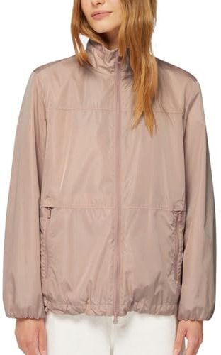 Geox Women's W SPHERICA Bomber Jacket, Rose Smoke, 42
