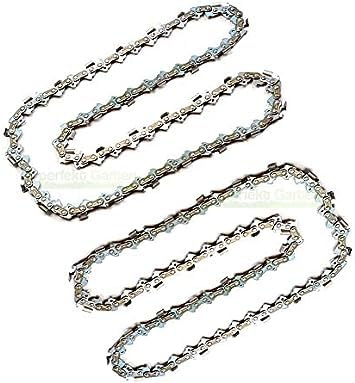 2 x saw chain 30 cm, 1.1 mm, 3/8 inch, 46 TG compatible with Makita DUA301 / DUA301Z / DUC302Z chainsaw