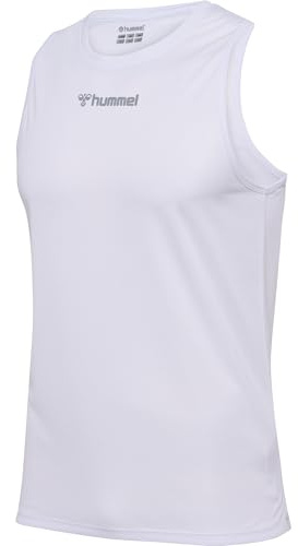 Hummel Herren Hmlrun Singlet S/L T-Shirt, Weiß, M EU