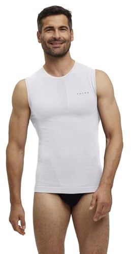 FALKE Herren Baselayer-Shirt Warm M S/l Sh Funktionsmaterial schnelltrocknend 1 Stück, Weiß White 2860, XXL