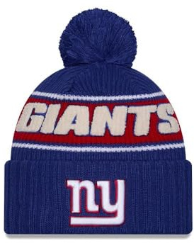 New Era Sideline 2024 Beanie American Football Bommel Pompon Winter Mütze Teamlogo NFL