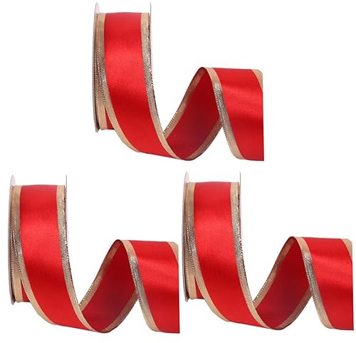 SEWACC 3 Rollen Geschenkband selber machen Schleife ribbon geschenkpakete geschenksband Hochzeitsdekoration Weihnachtsbaumband Weihnachtsband Hochzeitsbänder Kräuselbänder Violett